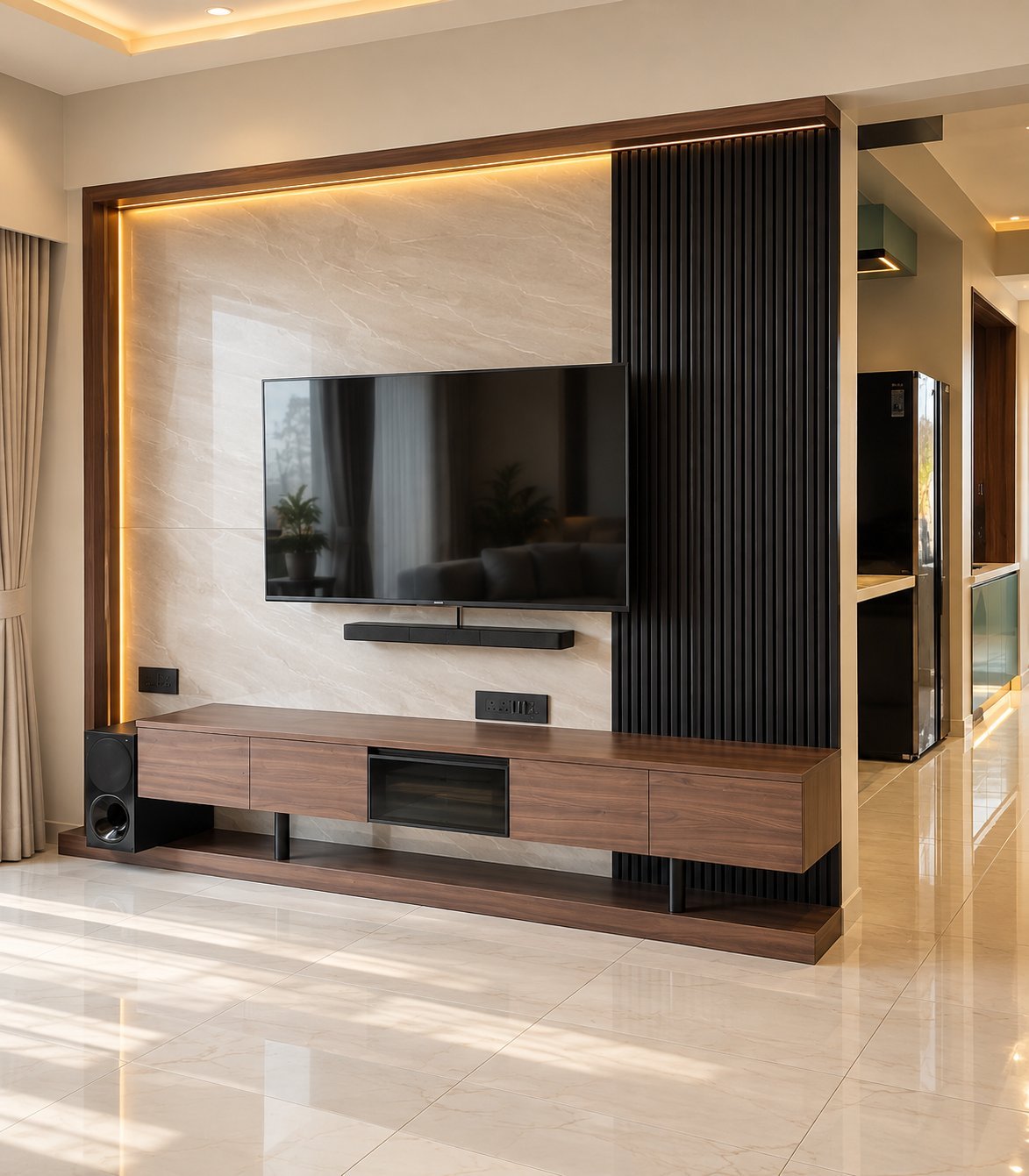 TV Units in Bhavnagar by Bosk Furniture