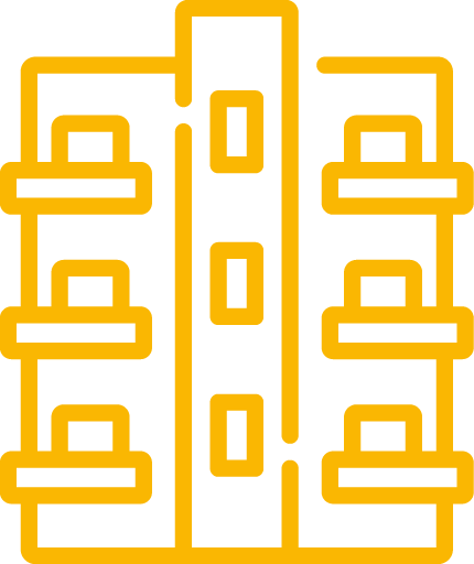Commercial interior icon